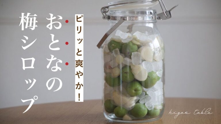 【初夏の手仕事】ピリッと大人味！梅ジンジャーシロップの作り方&使い方4選