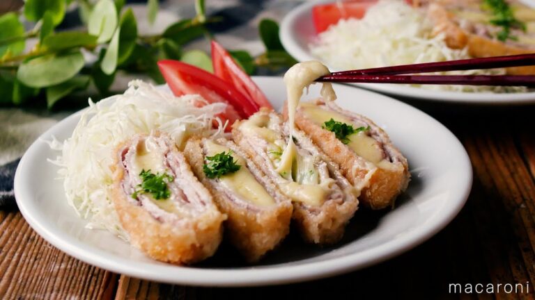 【韓国風チーズとんかつ】とろ〜りチーズ！ボリューム満点♪｜macaroni（マカロニ）