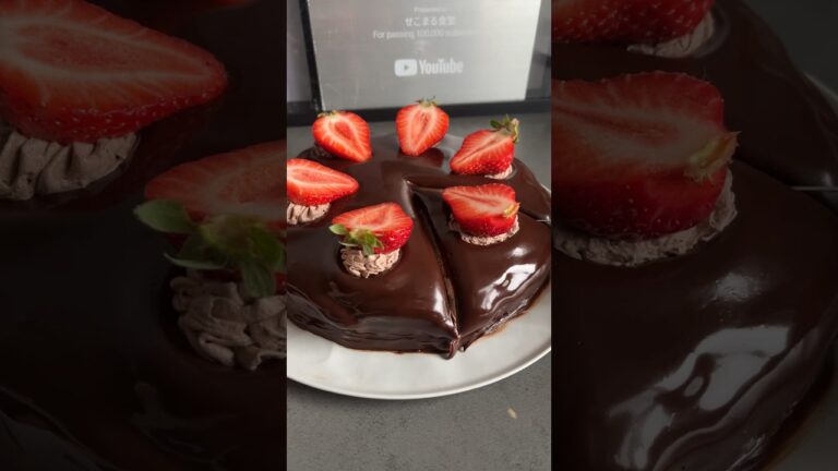 SNSで話題のチョコミルクレープ作った結果ww #shorts