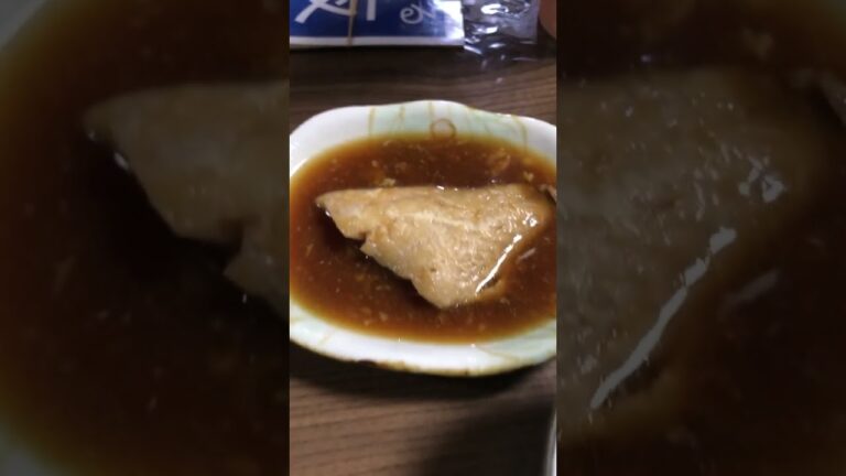 【夕食】今夜は赤魚のみぞれ煮