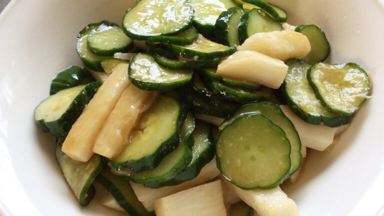 きゅうりと長芋のわさび漬け