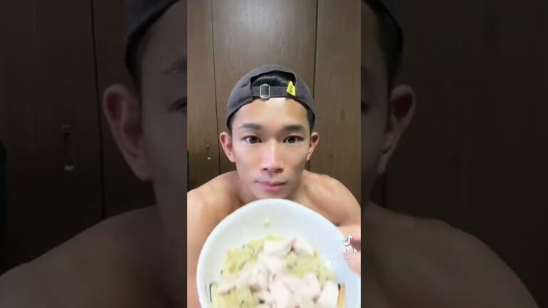 今日の朝ご飯！味付けはお茶漬けの素とだし醤油です！#workout#fitness#training