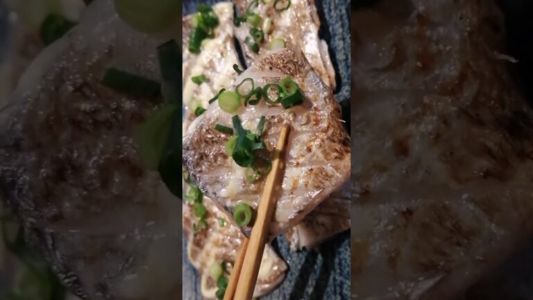 太刀魚のマヨネーズ炙りで日本酒をキメる　#shorts