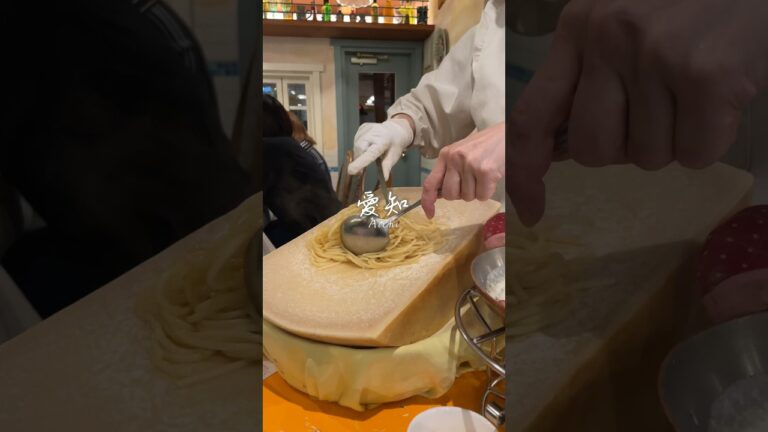 【食べ放題のケーキや本格イタリアンが人気のお店🇮🇹】目の前が絡めてくれるチーズのパスタやデザートのブュッフェが絶品！#愛知グルメ#キャナリィロウ