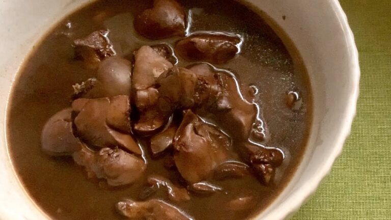 材料はたったの3つ。これ以上簡単な料理はありません【レバーのウスターソース煮】