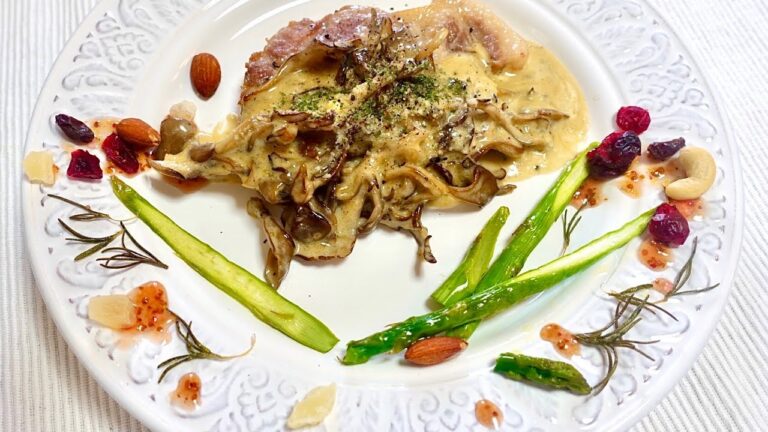 【厚切り豚ロース】自作高級フレンチ風レシピかなり美味しいやつ。意外に簡単レシピ