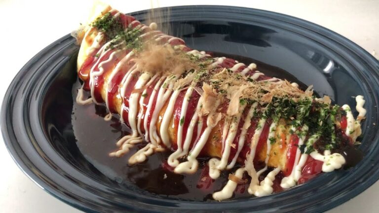 節約料理　100円おかず　お好み焼きオムレツの作り方