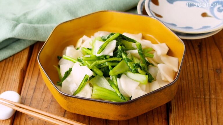 【かぶの漬物】塩だけで味が決まる！作り置きしておくと便利♪