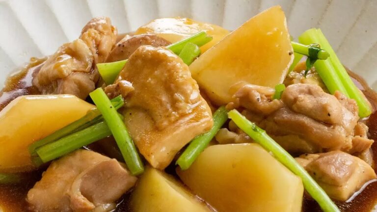 かぶと鶏肉の中華煮