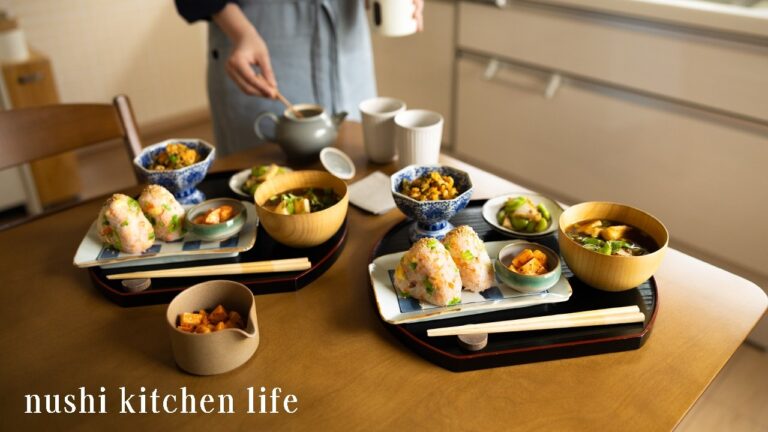 # 102 春のおにぎりでほっとするおうちご飯, とれたて野菜のお好み焼き, お料理を楽しむ暮らし: Weekend cooking