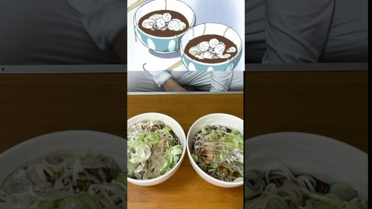 【あたしンち】ユズヒコが深夜に作ってたそうめんをハチワレが再現する【ちいかわ】#shorts #ちいかわ #あたしンち