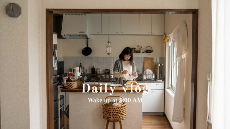 AM5:00起床の朝活,お弁当とレモンケーキ作り | Early morning routine