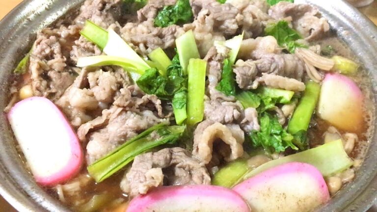 安い食材で簡単にすき焼き風 Sukiyaki