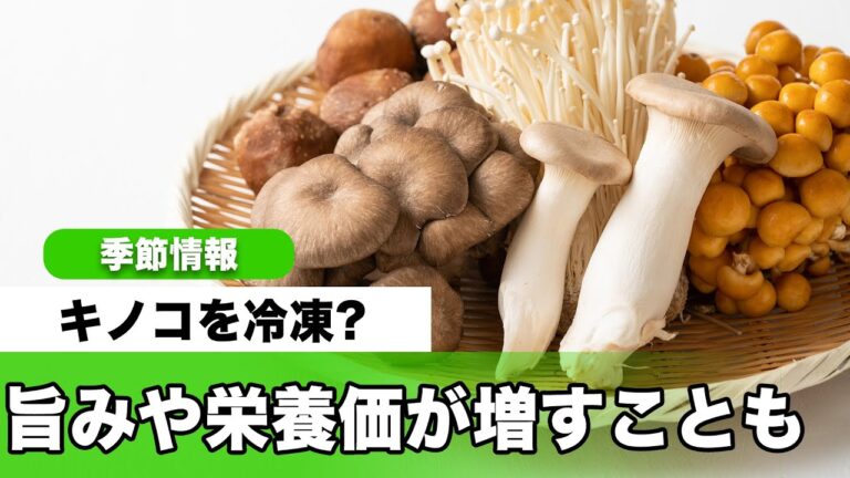 キノコは冷凍すべき？ 旨みや栄養価が増すことも