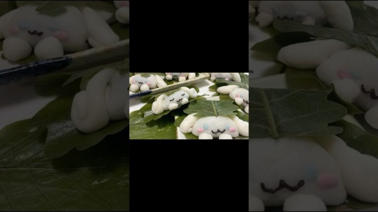 GWはこれ作ろ🎏➰レンジで簡単シナモンの柏餅🍡💭#和菓子 #おかし作り #シナモン #柏餅 #ずんだもっ