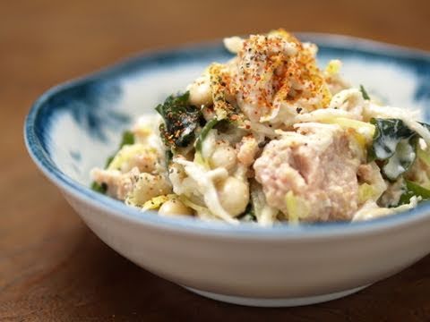 切り干し大根と大豆のサラダ