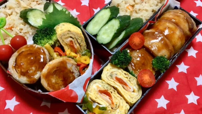 [今日のお弁当] #123 豚バラぐるぐるチャーシュー風 簡単アレンジ OBENTO 曲げわっぱ