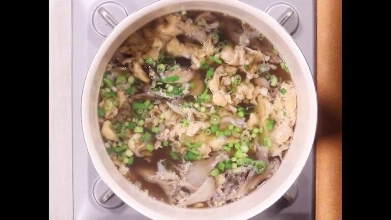 舞茸のかきたま中華風スープ