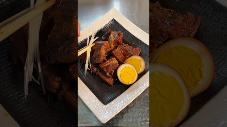 豚の角煮を出汁から作ってみた #shorts