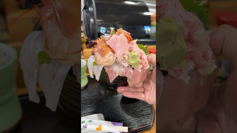 千葉のこんな所で山盛りの海鮮丼を発見！