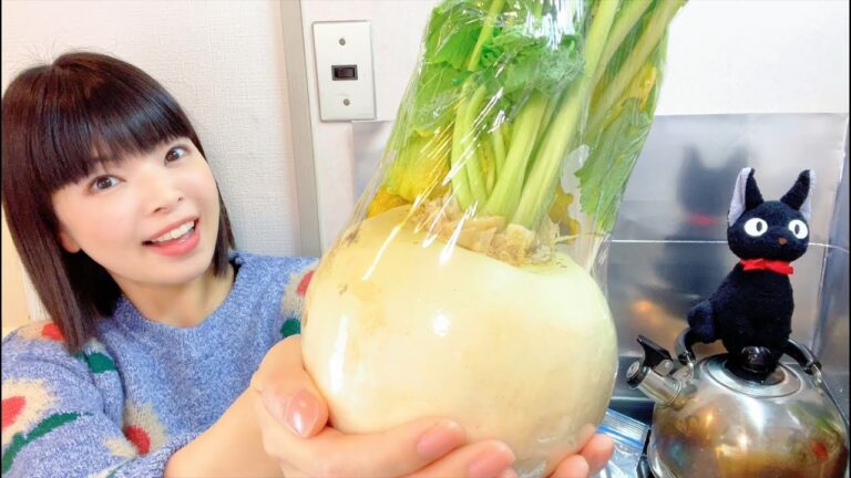 おばあちゃんの味を再現！カブの三杯酢漬け♡ガリマヨポン焼きうどんも作って食べよー！！
