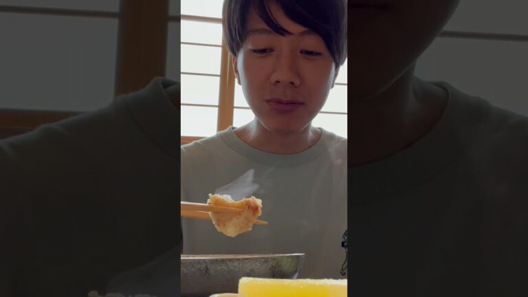 感動に浸るぐらい美味しい世界一の里芋#天ぷら #にい留 #世界一 #天ぷら新太郎