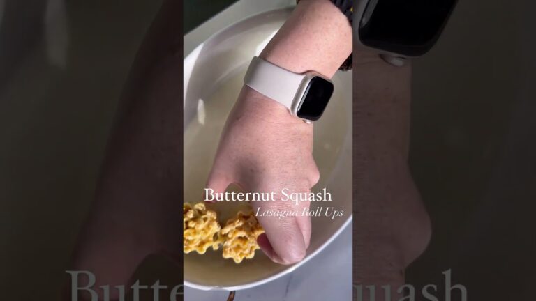Creamy Butternut Squash Lasagna Roll Ups