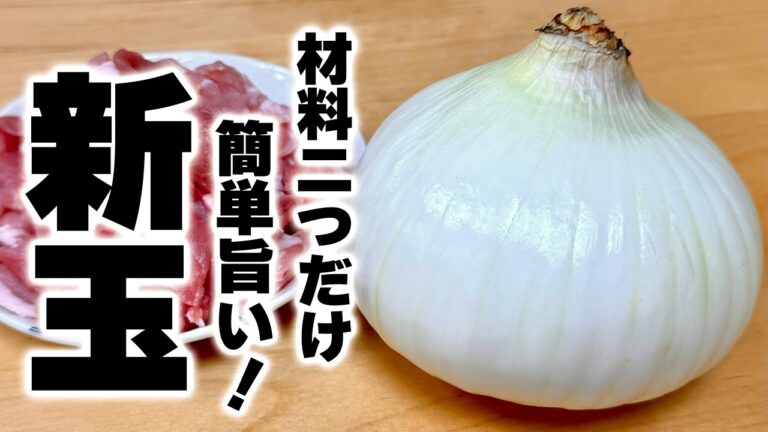 【簡単なのに絶対失敗しない】奇跡のタレで作る『豚こま玉ねぎ炒め』の作り方！