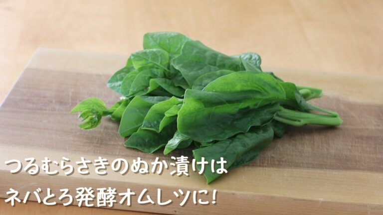 vol.35つるむらさきのぬか漬けはネバとろ発酵オムレツに！