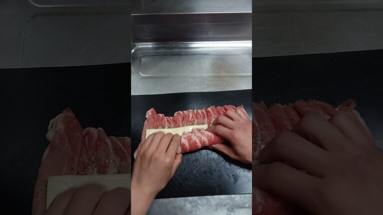 おかずにもなるし、おつまみにもOK❗チーズインぐるぐるチャーシュー‼️#shorts_ #shorts#チーズ