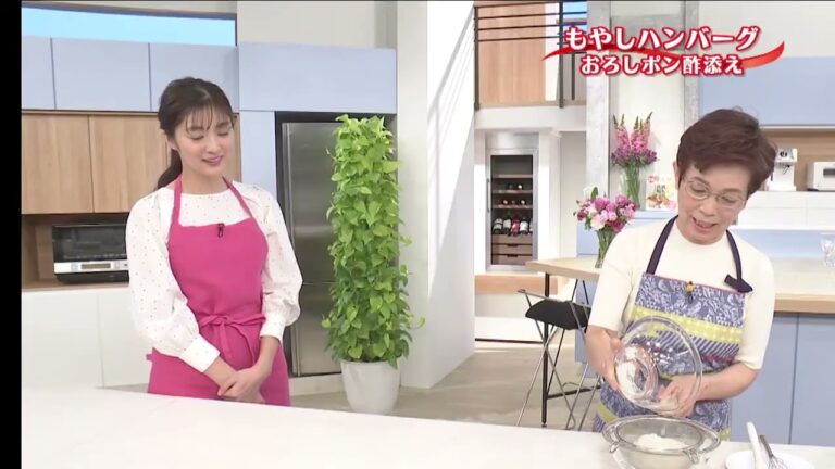 【３分クッキング逆再生】もやしハンバーグ　おろしポン添え