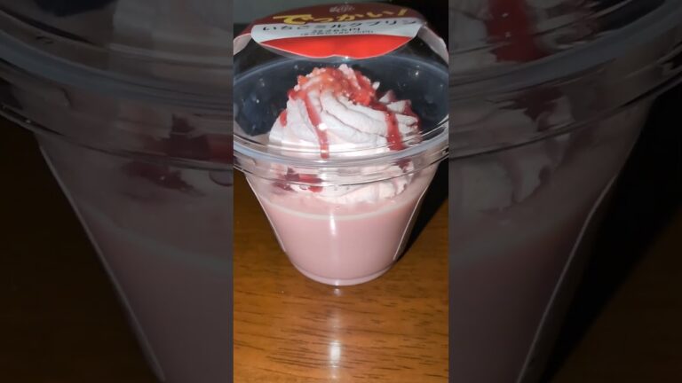 2025年4月27日日曜日❗😊セイコーマート🏪の商品✨️でっかい‼️いちごミルクプリン✨️✨️