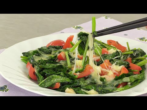 【+１皿レシピ】食べるケールとチーズのガーリック炒め