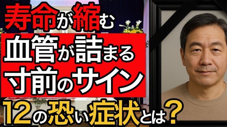 【血管が詰まる直前｜12の症状】脳・心臓・足の危険サイン、今すぐチェックしないと後悔する理由