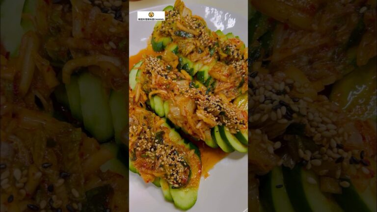 キムチ活用法！きゅうりお刺身風🥒  #cooking #簡単レシピ #韓国料理 #節約レシピ #キムチ #ヘルシー #kimchi  #きゅうり #diet