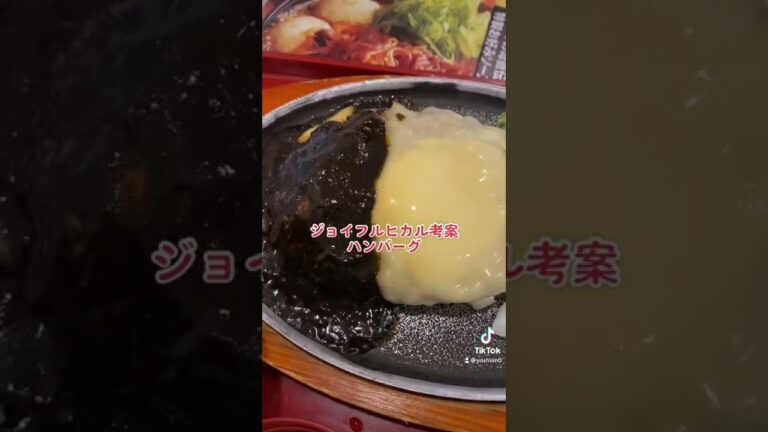 ジョイフルヒカルさん考案ハンバーグソースが旨い😋