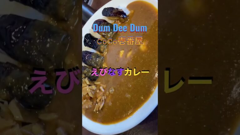 世界の伝統食1位🦐えび煮込みなすカレー🍆５辛🔥美味しく食べれた🍛#coco壱番屋 #カレー #おすすめカレー