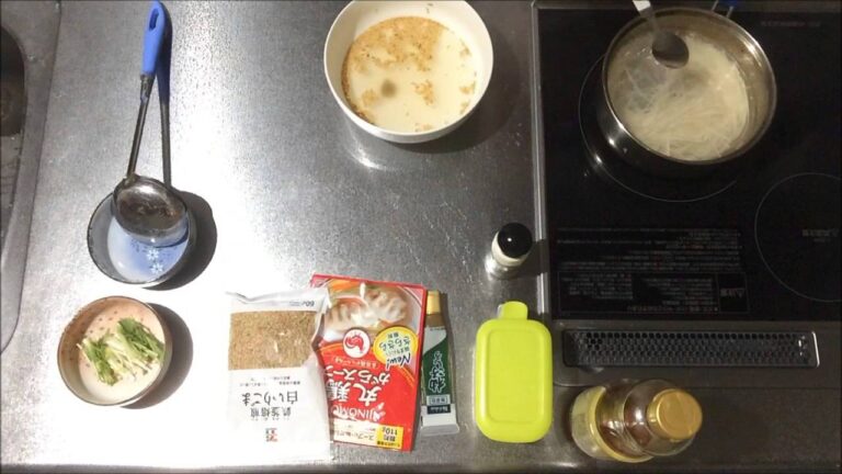 夜食にゆずこしょうそうめん