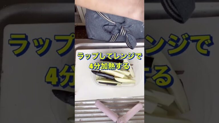 夏にピッタリ❣️食欲進む😋【ピリ辛なす】#Shorts #ひめりんご
