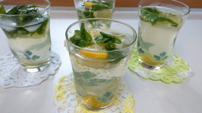 「ミントとライム」「紫蘇とレモン」のジュース 夏の爽やかドリンク 手軽 安い 簡単 夏バテ予防の健康ドリンク レシピ