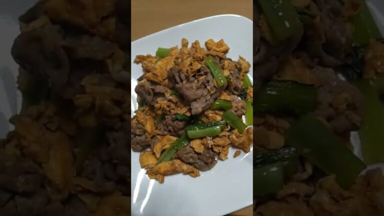 【相性バツグン!!小松菜、豚肉、卵の炒め】タンパク質、脂質はしっかり摂って低糖ダイエット生活 #shorts