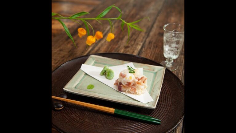 さっぱり夏の天ぷら タコの梅肉ふんわり揚げ ｜和食のレシピ集 ｜和食のレシピ集