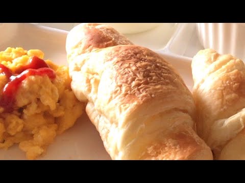 フジパン おうちで焼きたて パリパリクロワッサン で朝食 Croissants of Breakfast
