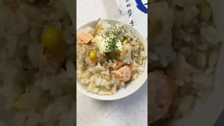 夜中にホットやすまる炊き込みご飯を作る自宅警備員娘