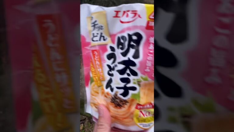【讃岐うどん】アウトドア明太子うどんレシピ