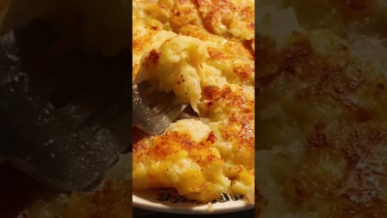 チーズとポテトカリカリ焼き