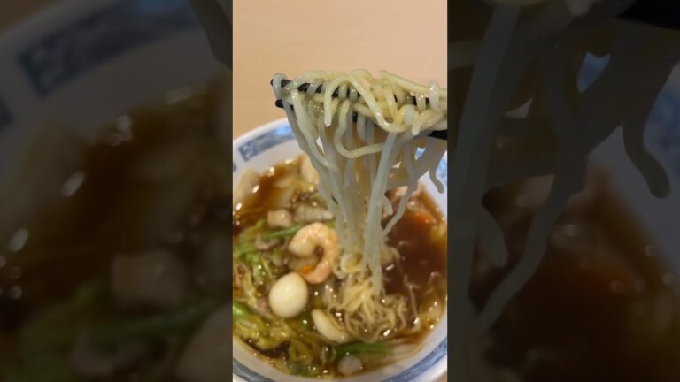 バーミヤンで五目麺を食べたら、後悔した‼️#shorts