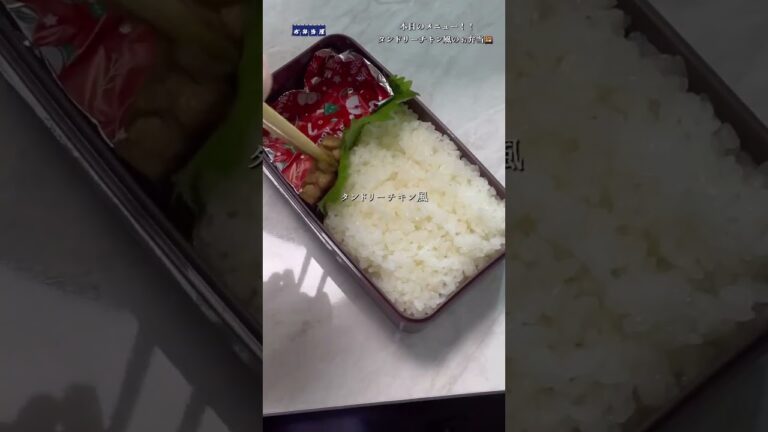 【お弁当屋】ヨーグルトなしでも美味しい❗️タンドリーチキン風のお弁当🍱#short