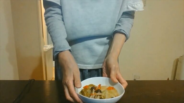 【おひとり様の晩ごはん②】ロールキャベツが食べたくて 久しぶりに作ってみた