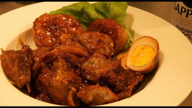 【おつまみ】スペアリブの醤油麹煮【ぷるぷる】